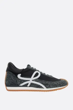  LOEWE sneaker Flow in nylon e suede spazzolato 