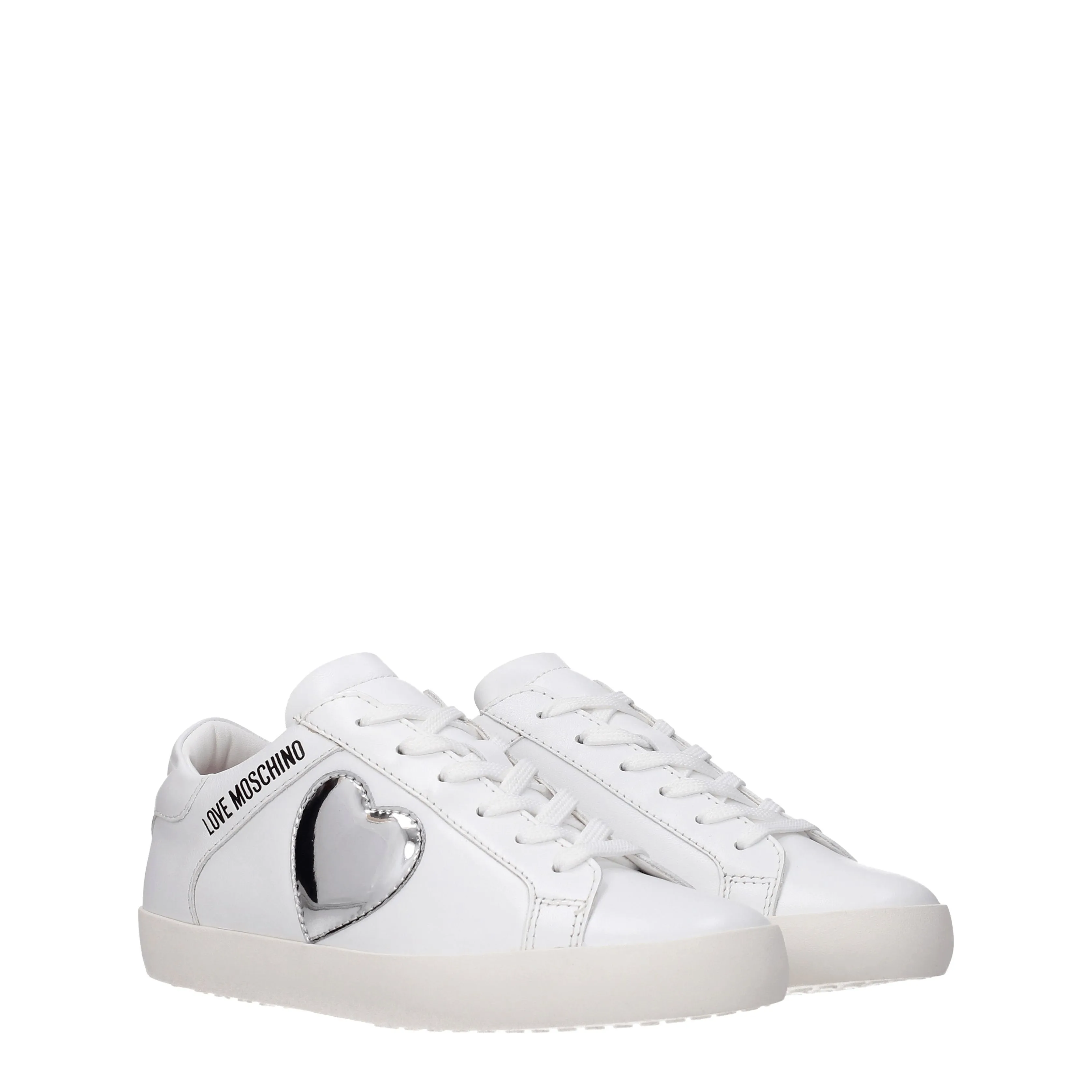 Love Moschino Sneakers Donna Pelle Bianco