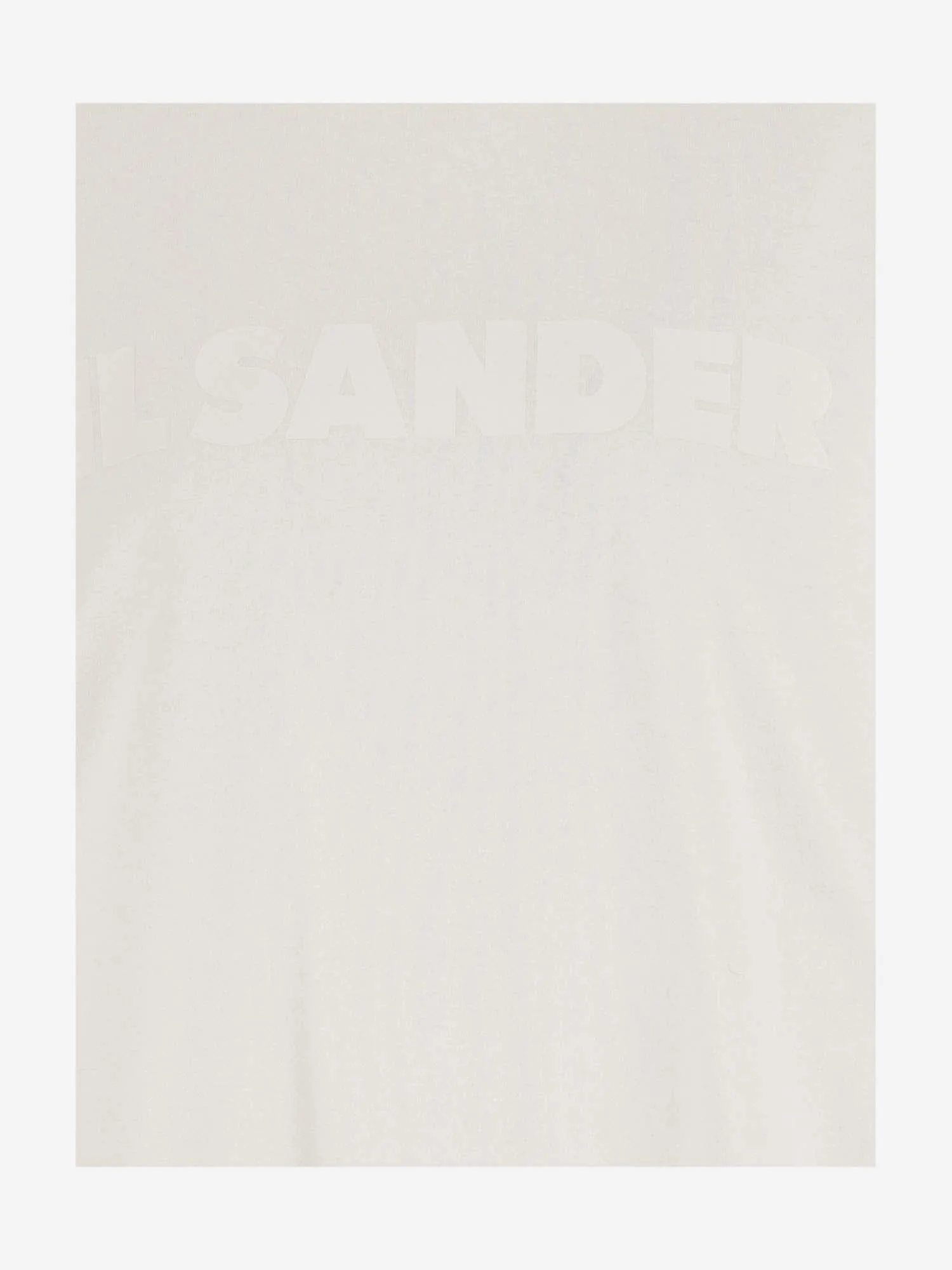 Maglietta di cotone Jil Sander con logo