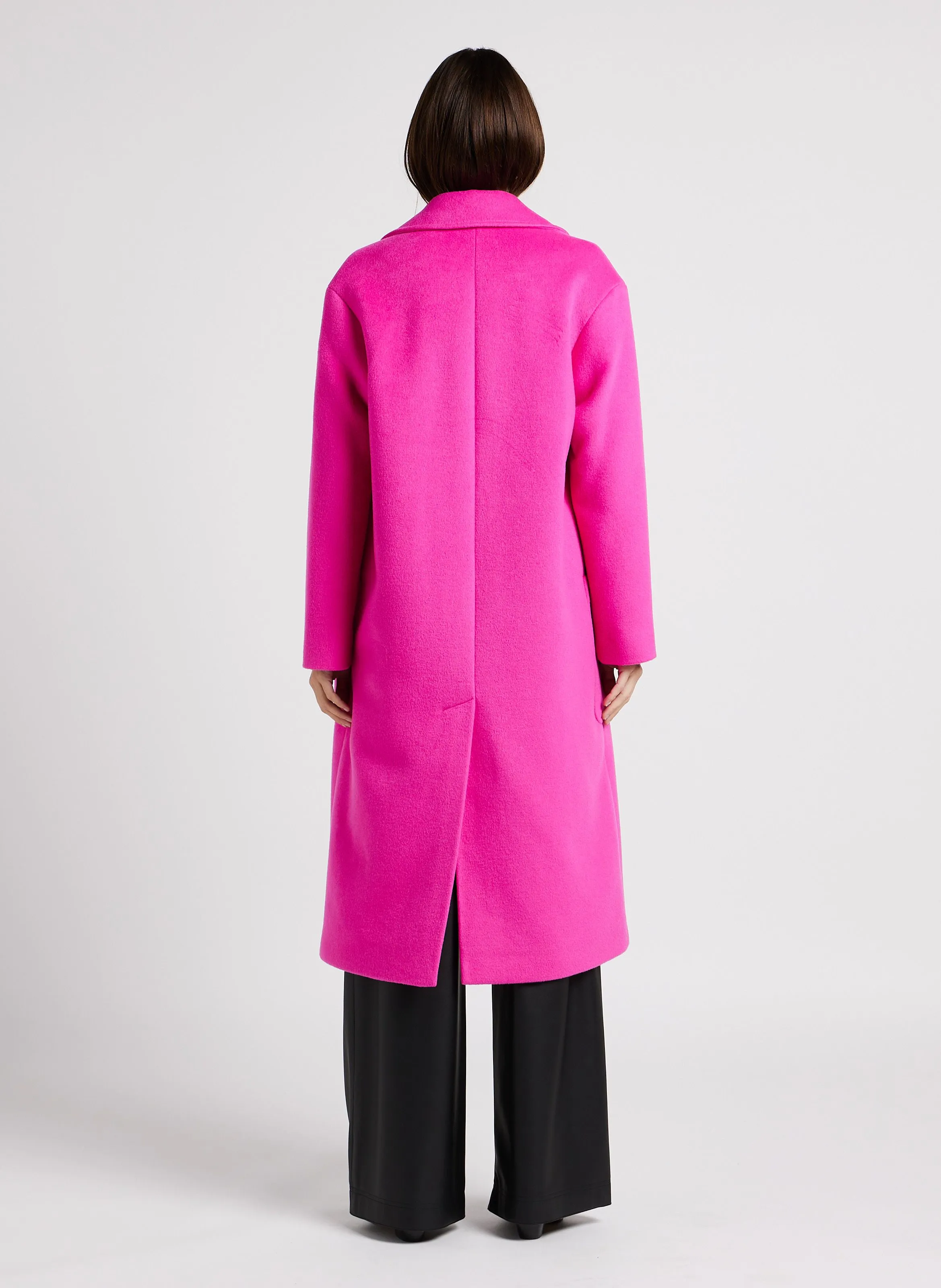  MAX&Co.   ELEMENTO - Cappotto dritto con revers | Rosa