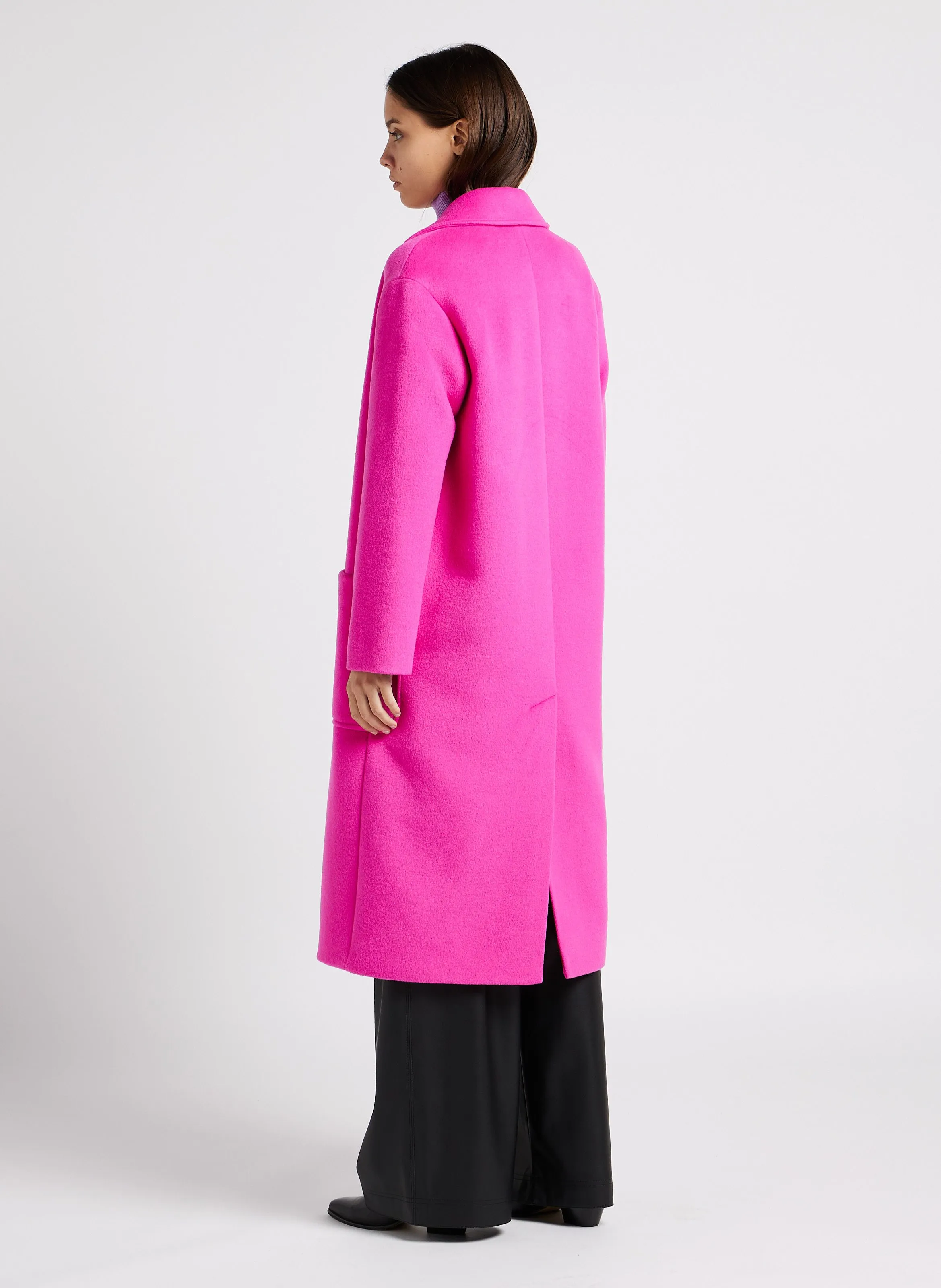  MAX&Co.   ELEMENTO - Cappotto dritto con revers | Rosa