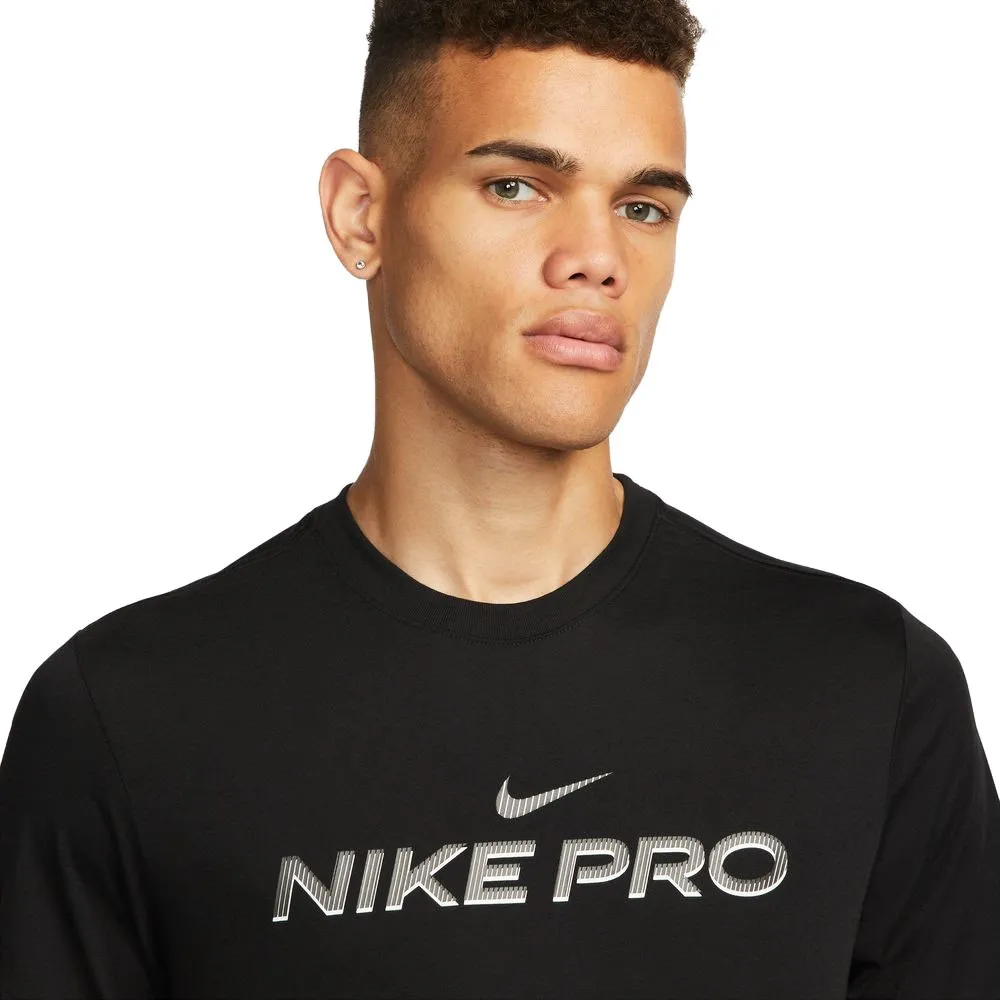 Nike Maglietta Palestra Train Pro Nero Uomo