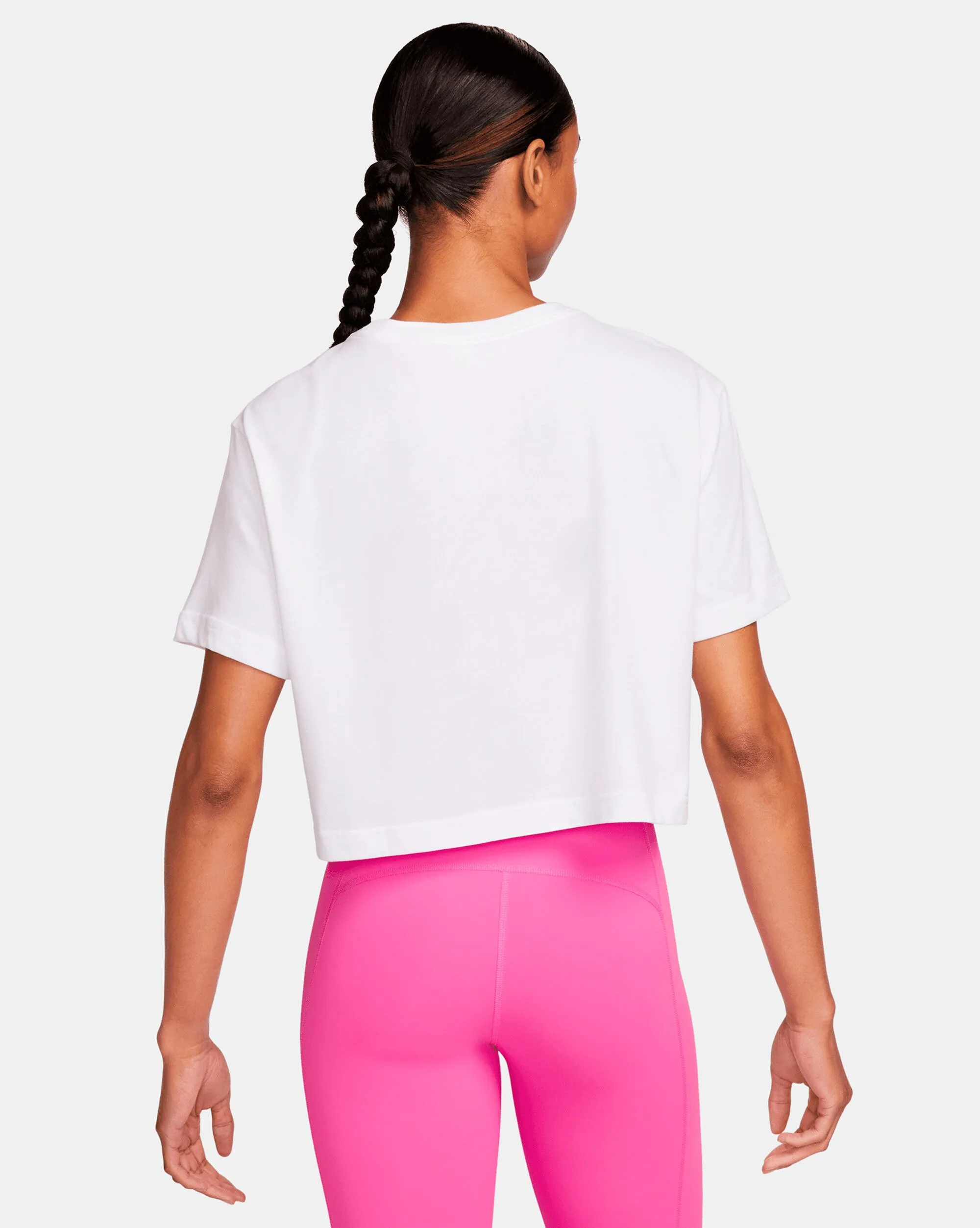 Nike Pro T-Shirt Dri-FIT Graphic  Bianco Donna