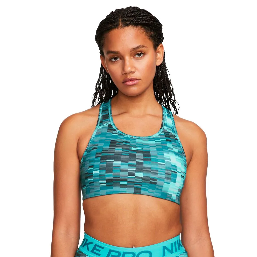 Nike Reggiseno Sportivo Pro Aop Azzurro Donna