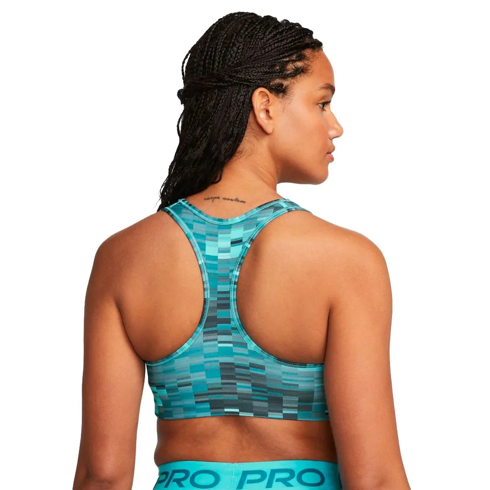 Nike Reggiseno Sportivo Pro Aop Azzurro Donna