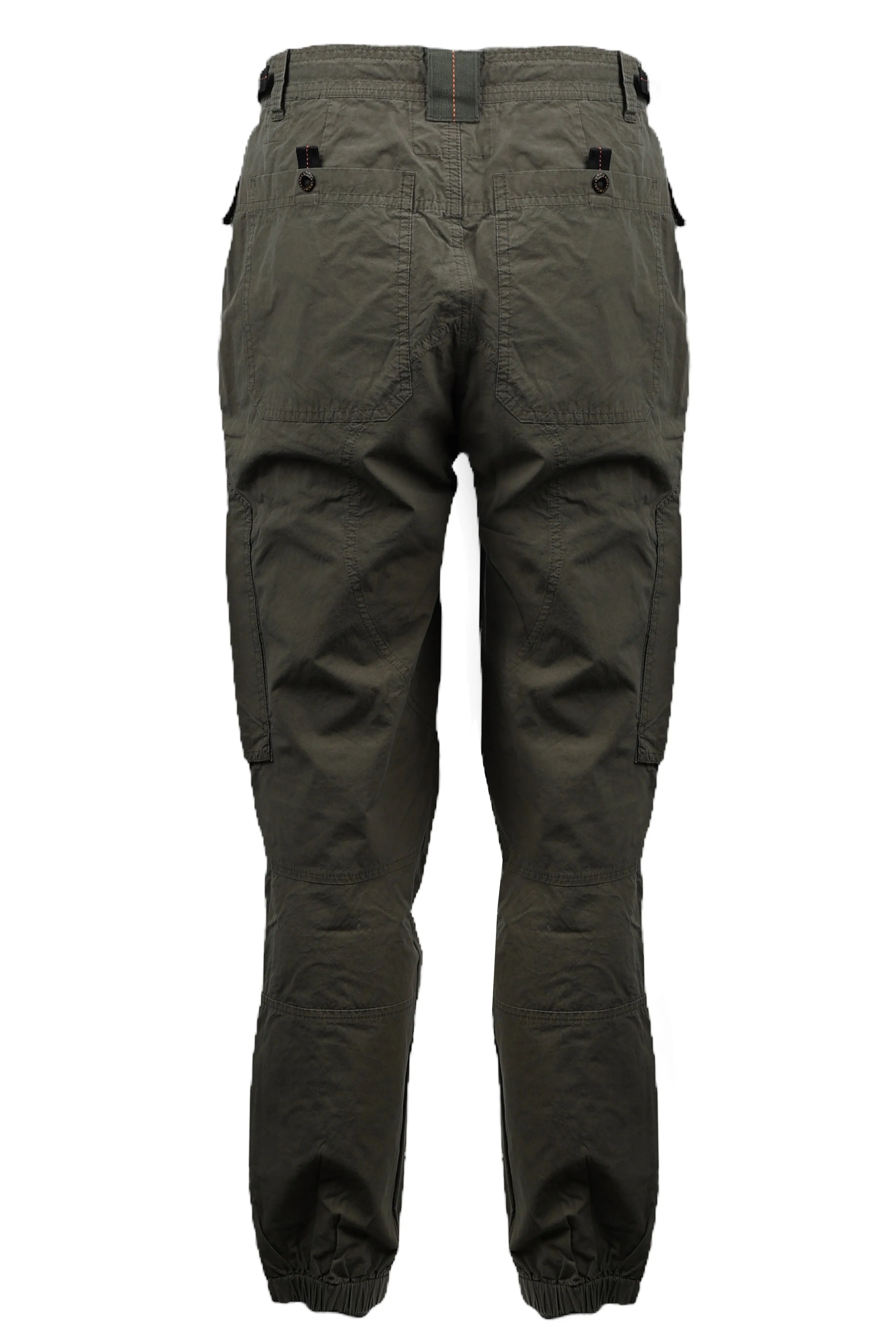 PARAJUMPERS EMMANUEL MILITARY GREEN CARGO TROUSERS