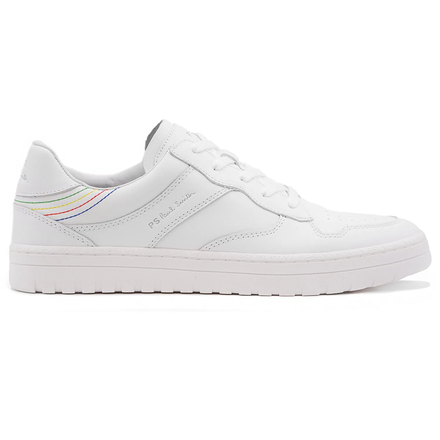 Paul Smith Sneakers Liston Bianco Uomo Cucitura Sports Stripe