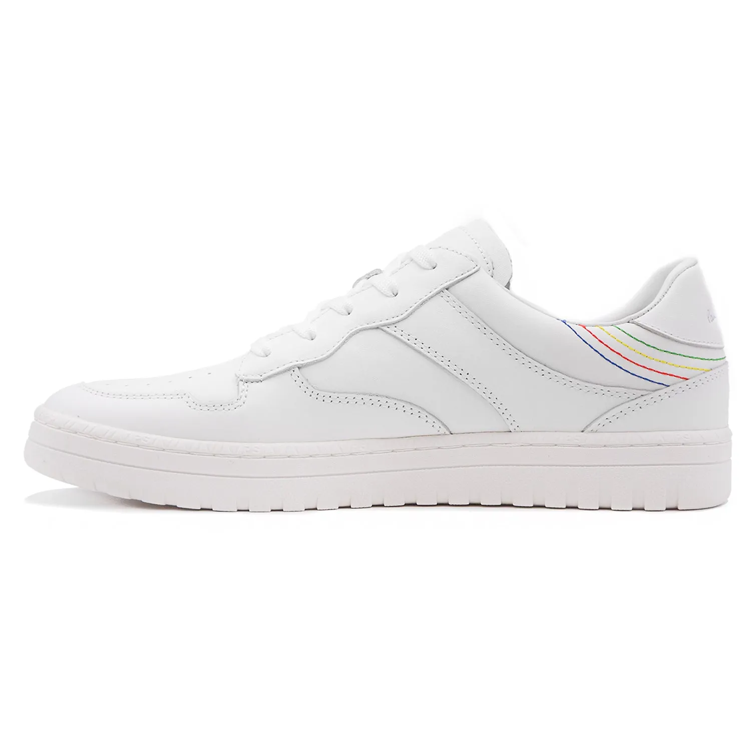 Paul Smith Sneakers Liston Bianco Uomo Cucitura Sports Stripe