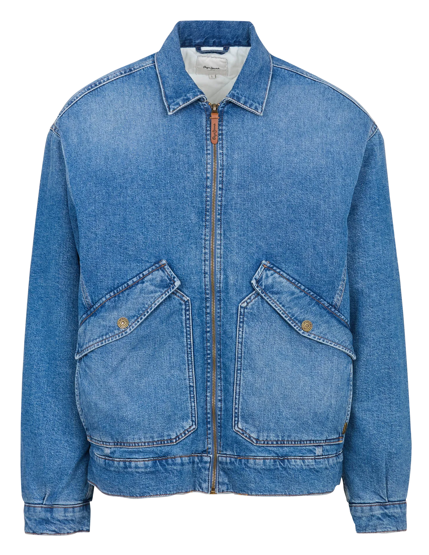  PEPE JEANS   Giacca in denim di cotone spesso | Blu