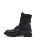 Polacco Guidi Calzature ANFIBIO STILE INGLESE in pelle nero