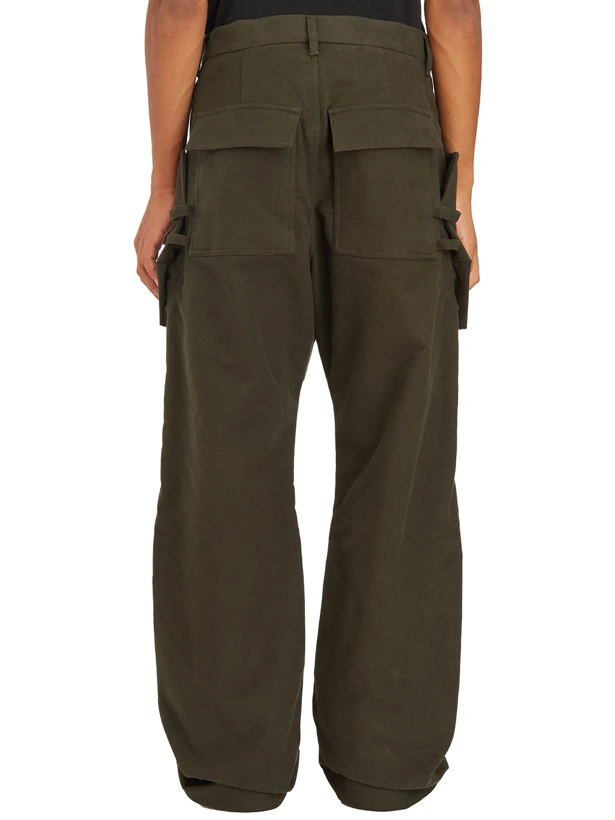 RICK OWENS  PANTALONI STEFAN CARGO FOREST 