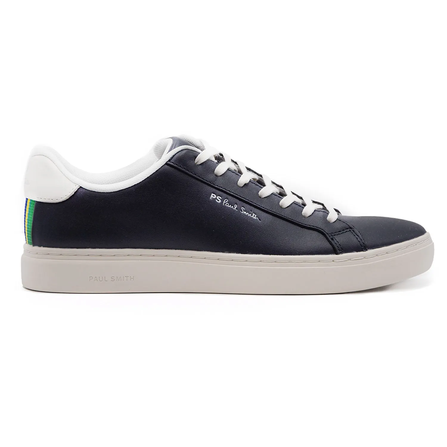 Sneakers Paul Smith Blu Nastro Stripe Colorato Uomo Posteriore