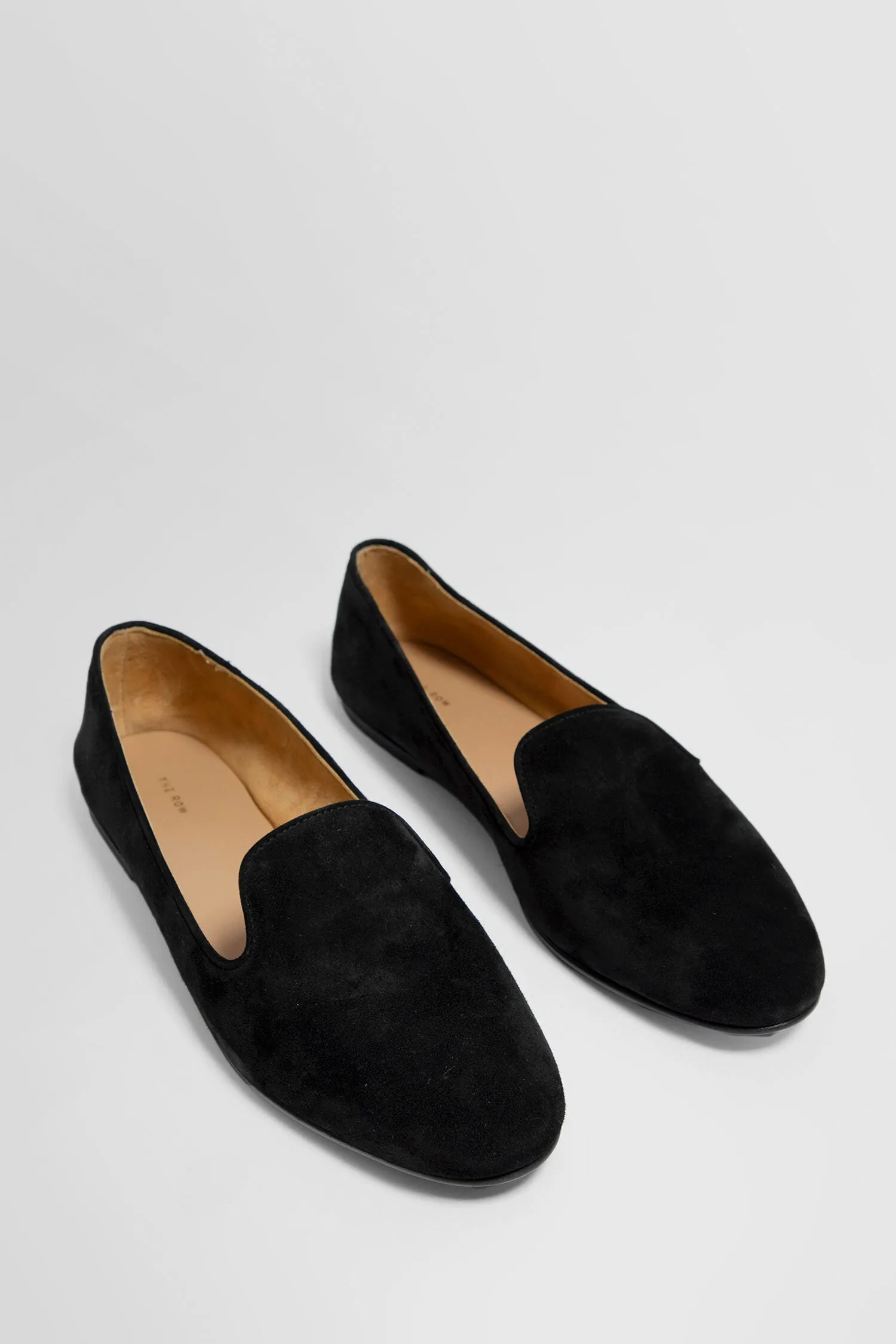 the row  brent loafers in suede 