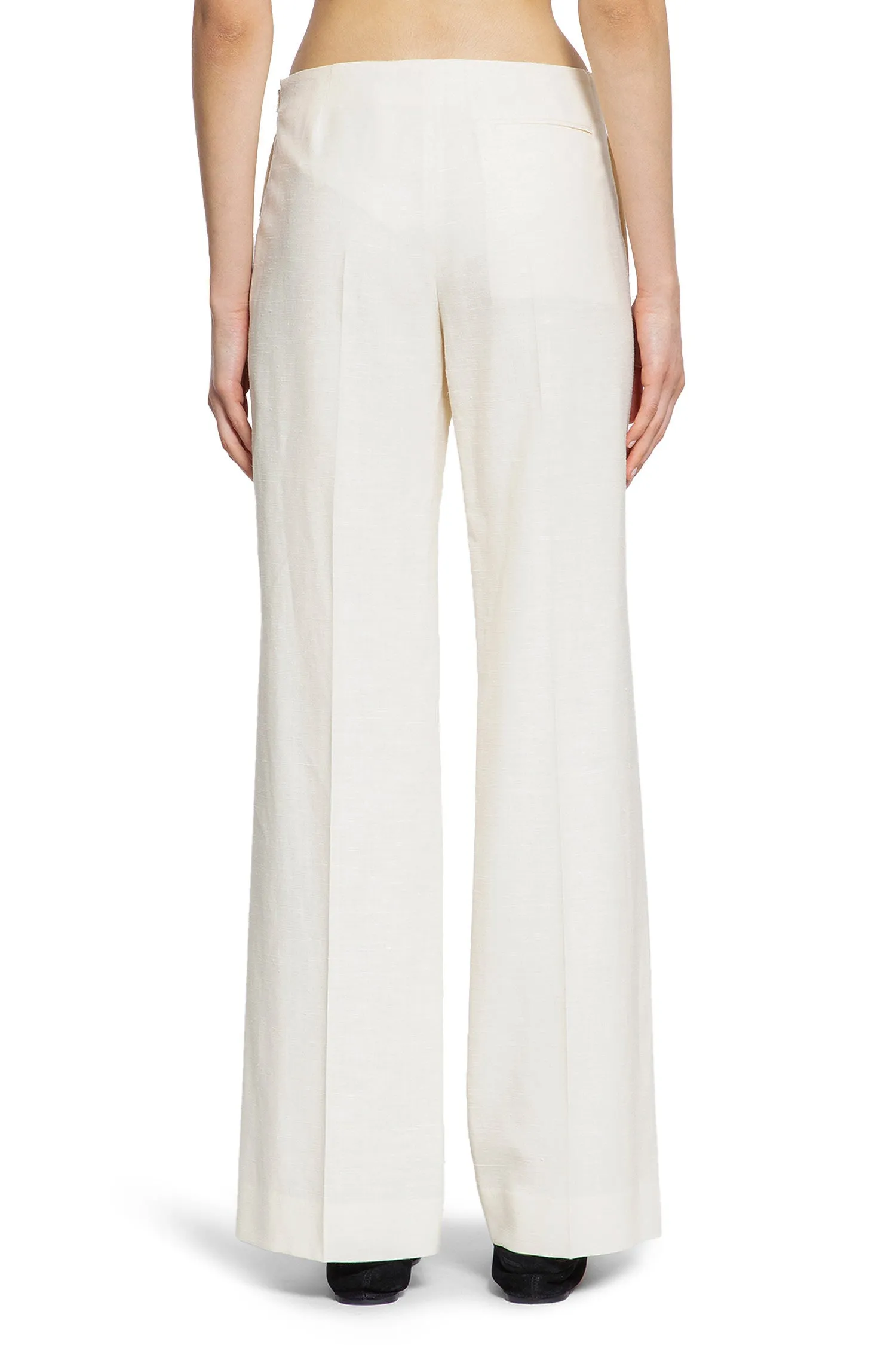 the row  foulard pant in wool 