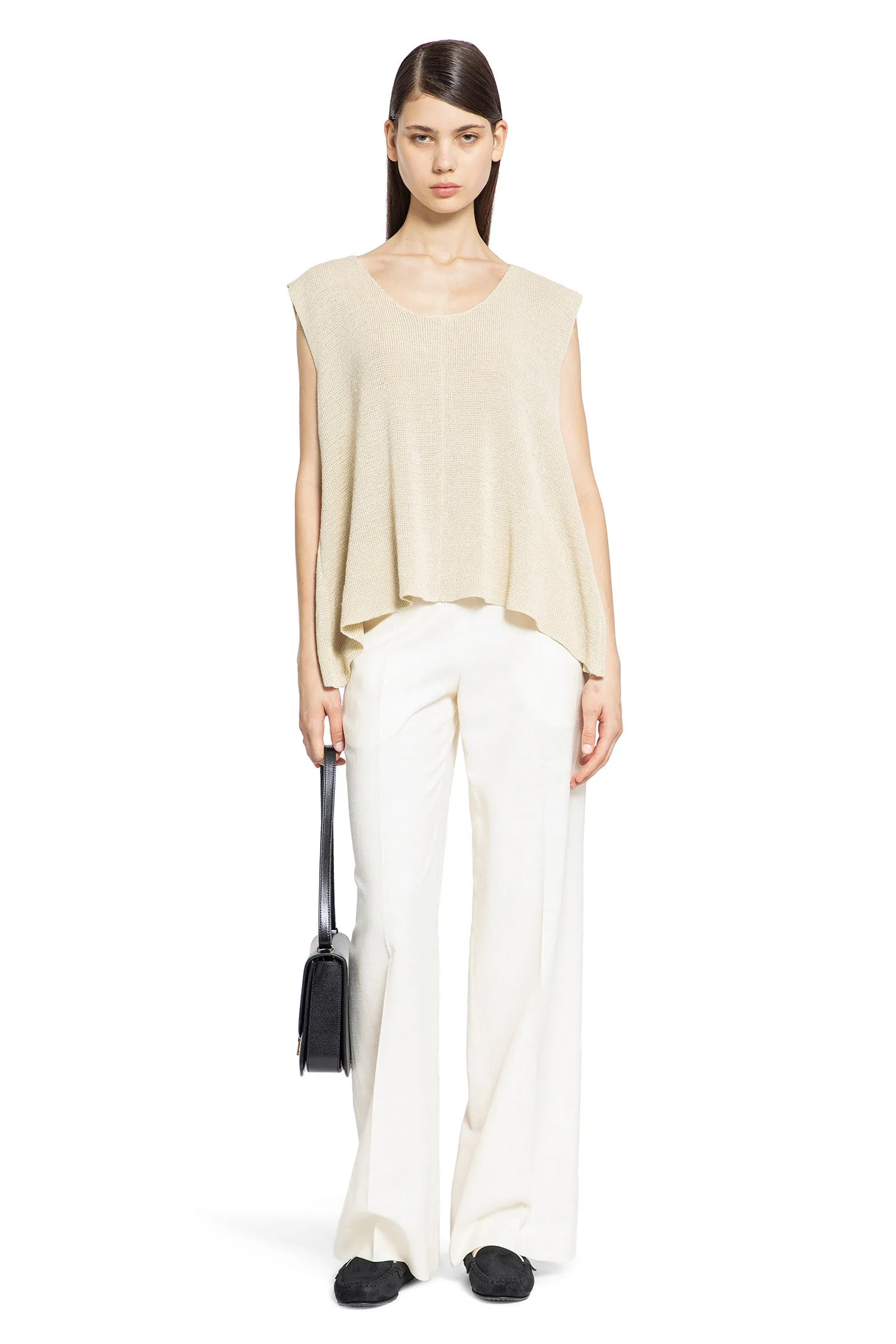 the row  foulard pant in wool 