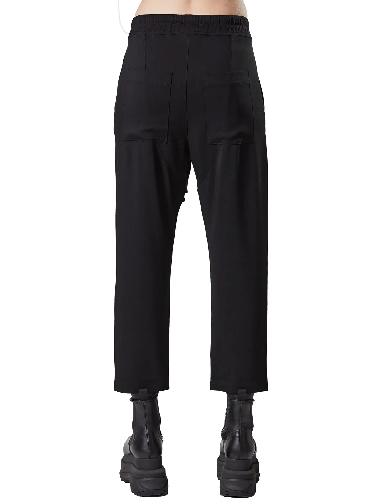 THOM KROM  PANTALONI CAVALLO BASSO IN RAYON 