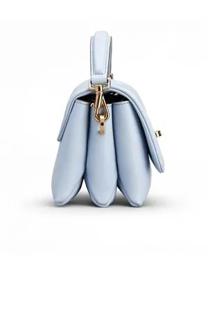 TOD'S Accessori,Borse Borsa Flap T Timeless in Pelle Azzurra, Micro 