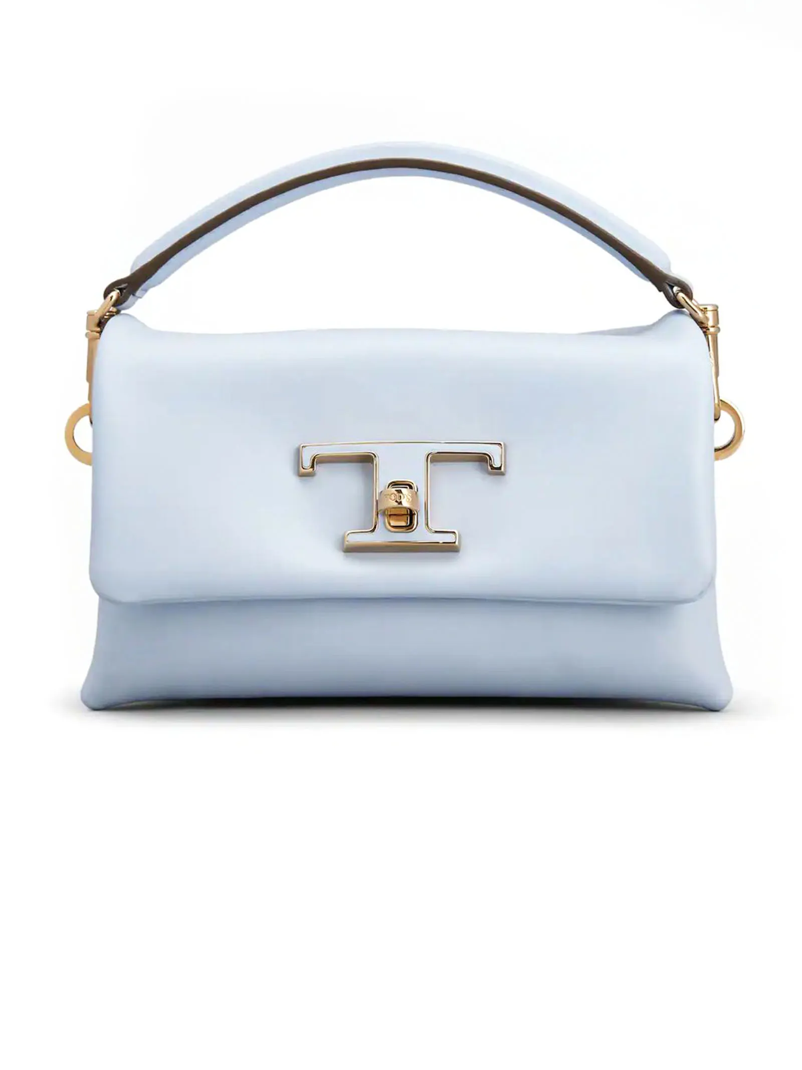 TOD'S Accessori,Borse Borsa Flap T Timeless in Pelle Azzurra, Micro 