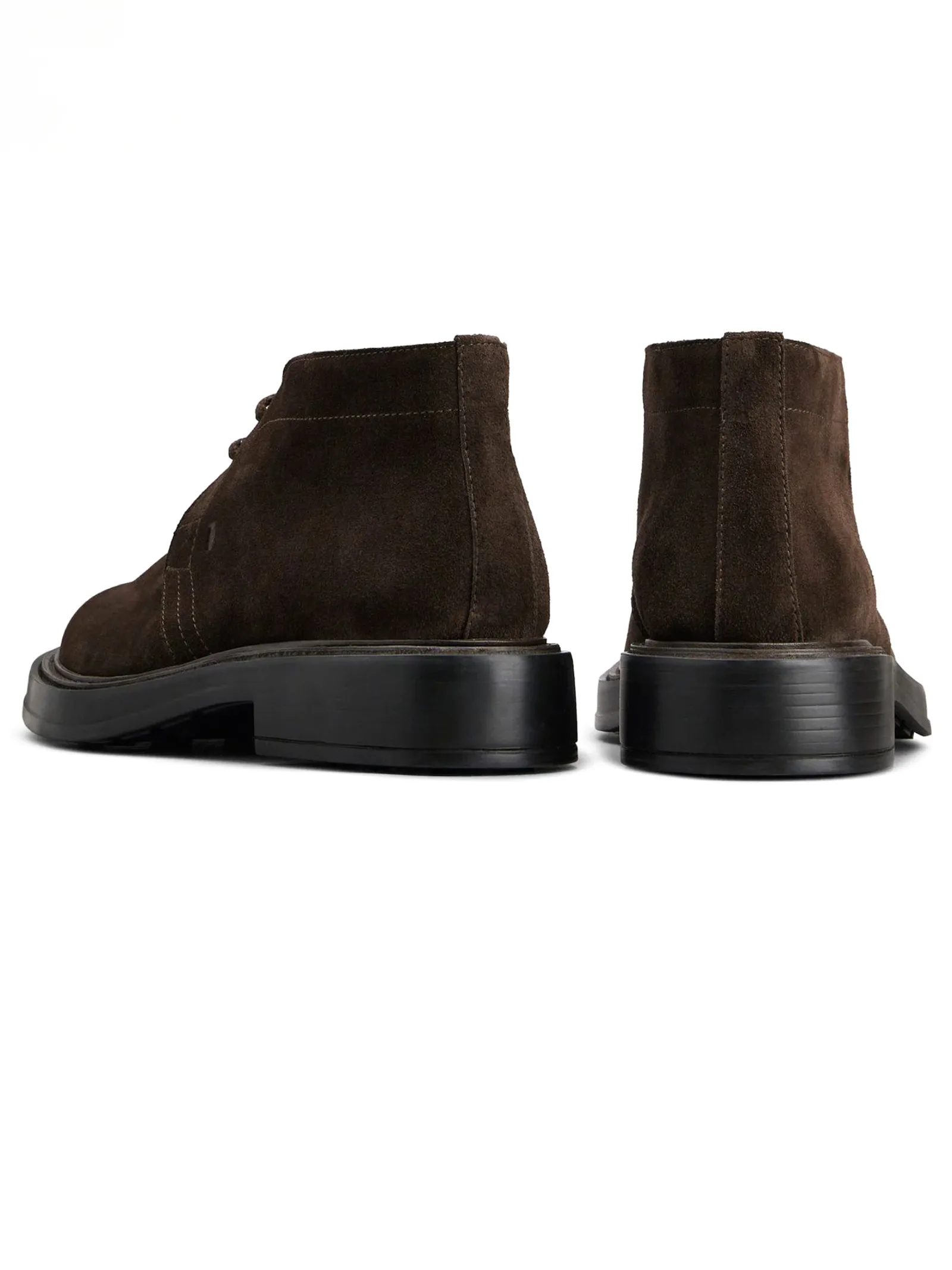 TOD'S Calzature,Scarpe Desert Boots in camoscio marrone scuro 