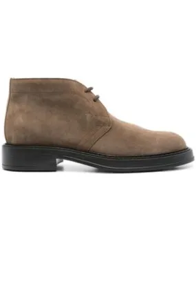 TOD'S Calzature,Scarpe Desert Boots in camoscio marrone 