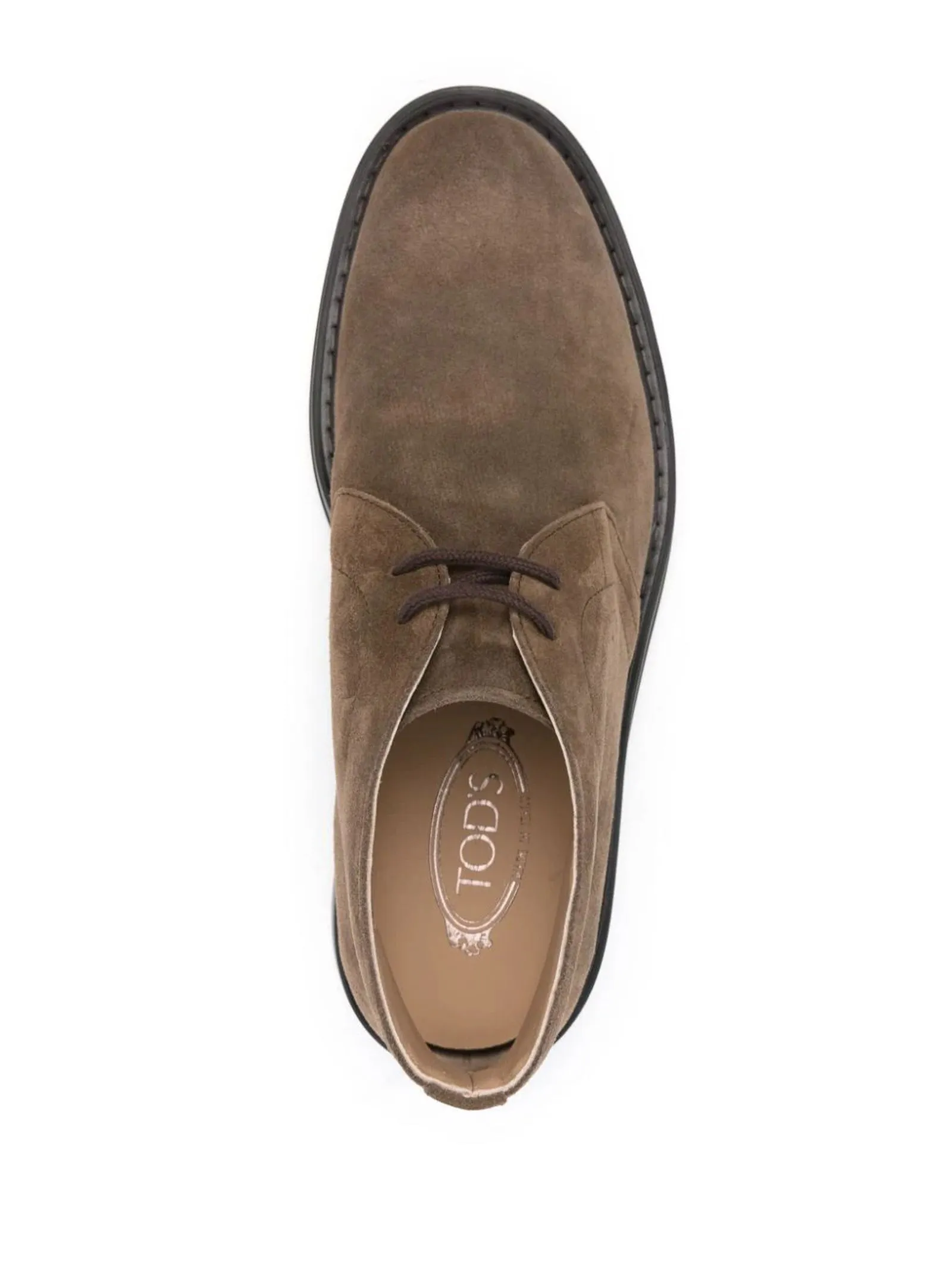 TOD'S Calzature,Scarpe Desert Boots in camoscio marrone 