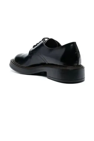 TOD'S Calzature,Scarpe Stringata in pelle nera 