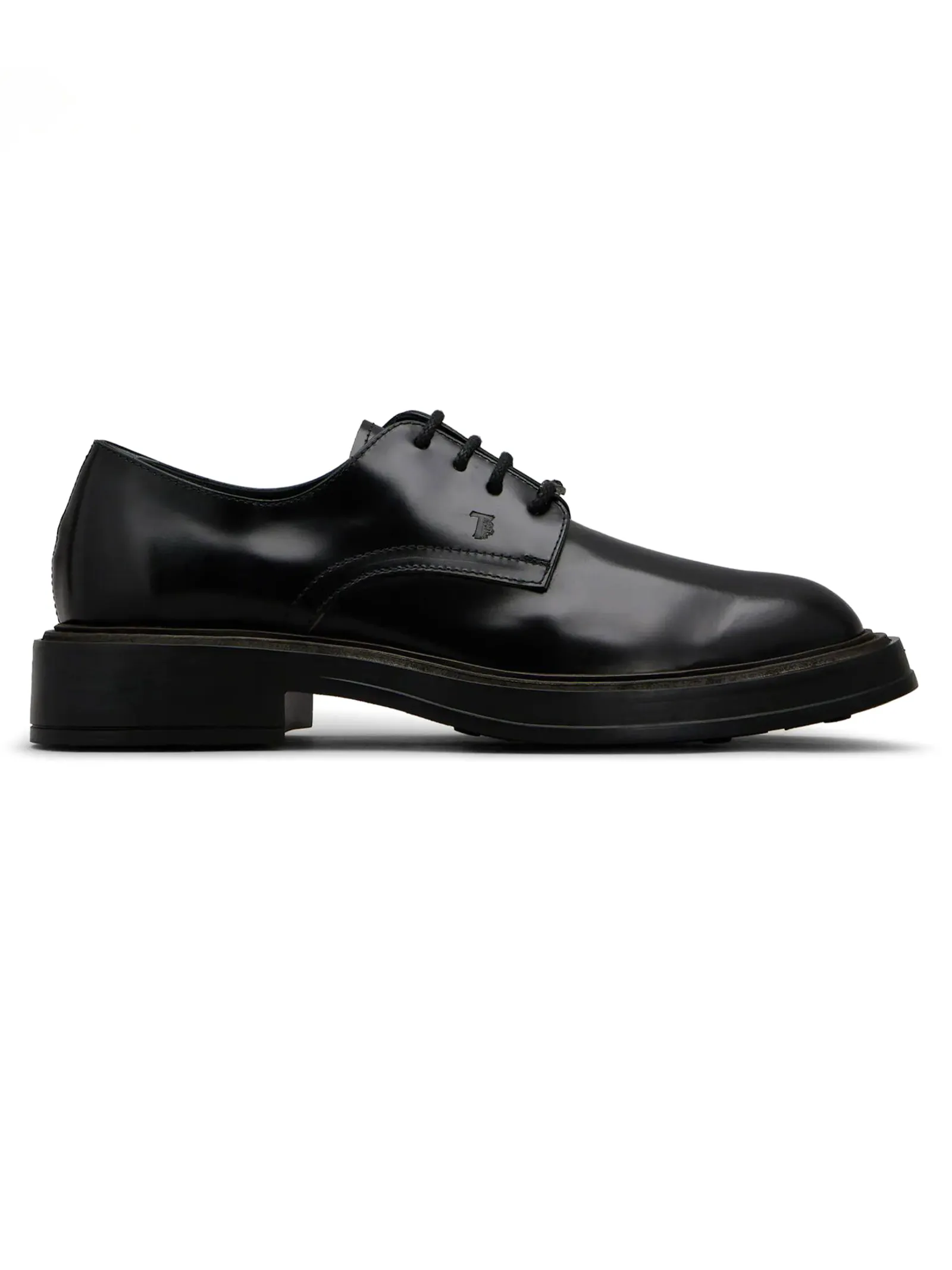 TOD'S Calzature,Scarpe Stringata in pelle nera 