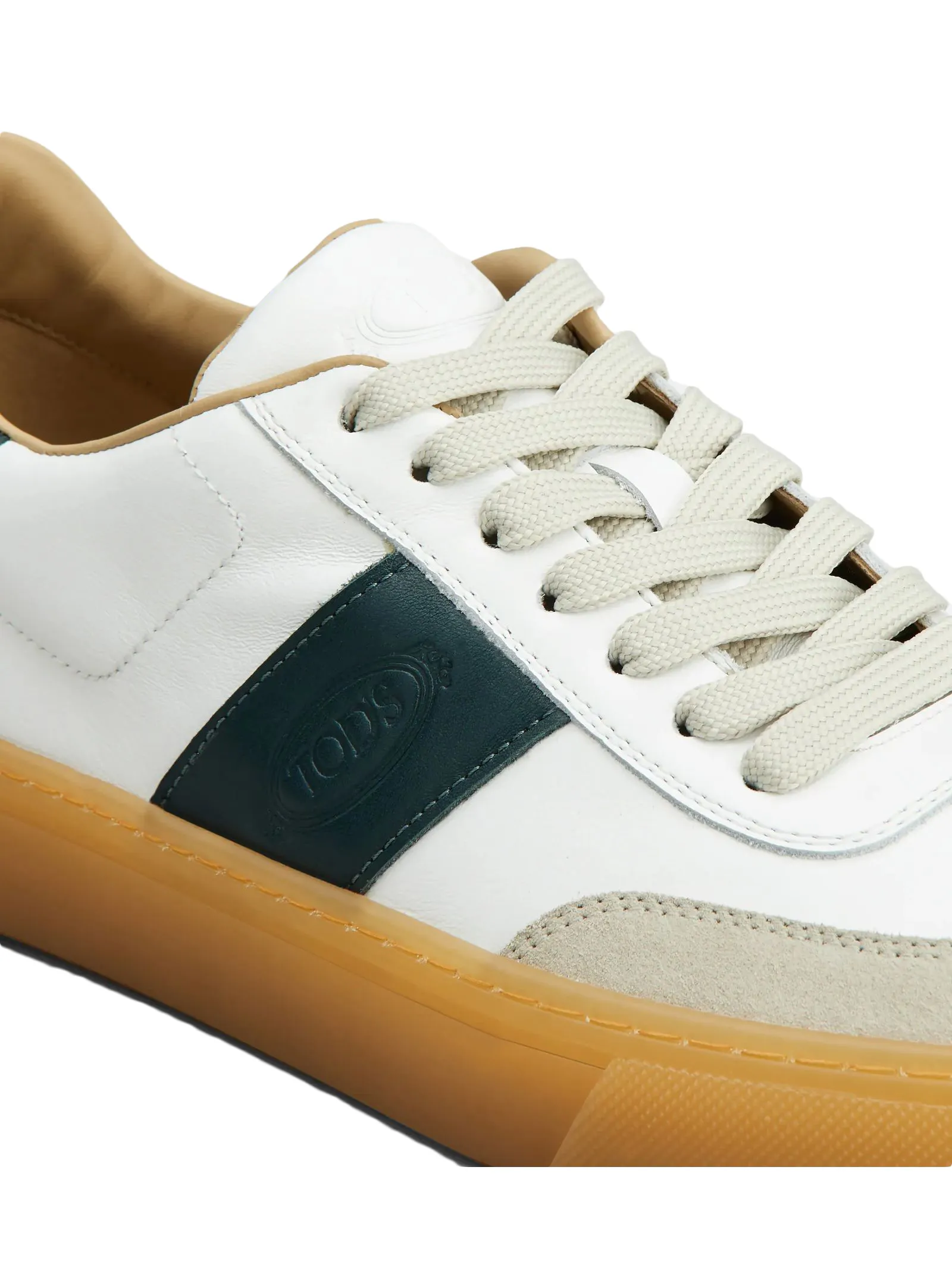 TOD'S Calzature,Sneakers Sneakers in Pelle Bianca 