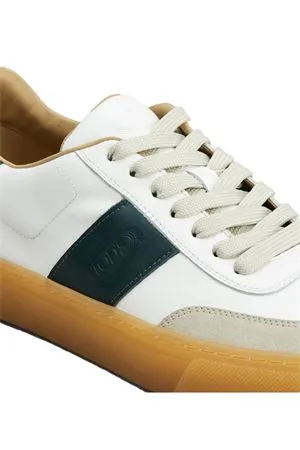 TOD'S Calzature,Sneakers Sneakers in Pelle Bianca 