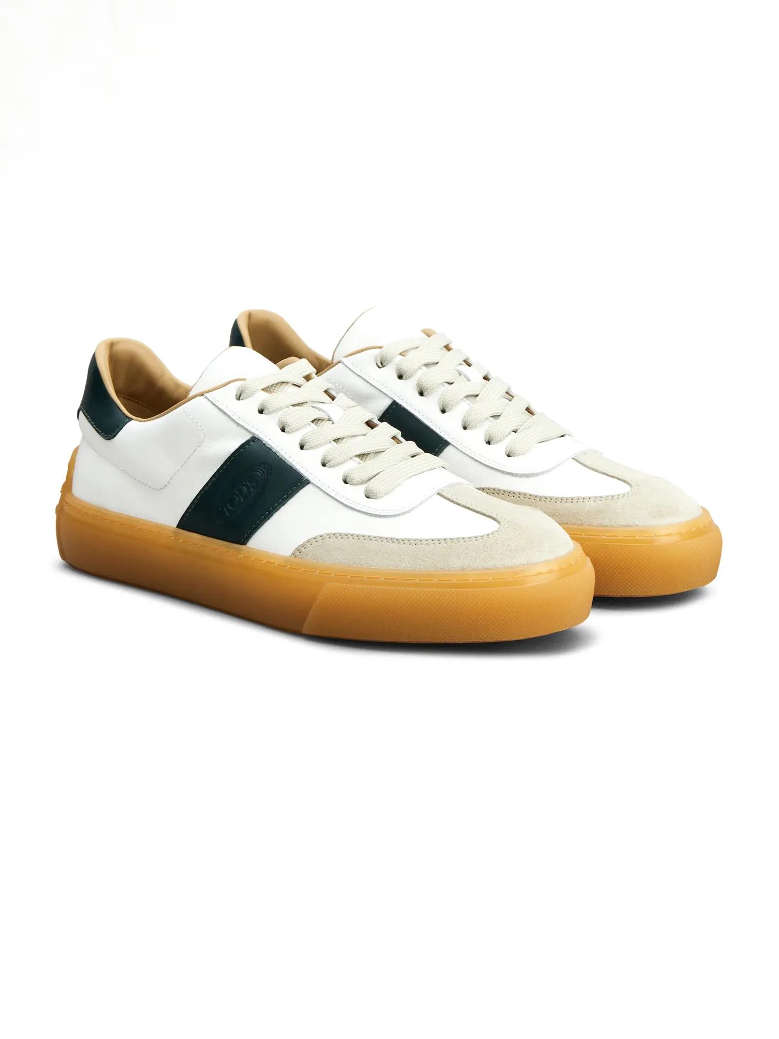 TOD'S Calzature,Sneakers Sneakers in Pelle Bianca 