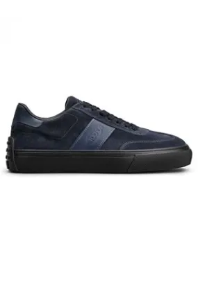 TOD'S Calzature,Sneakers Sneakers in Pelle Scamosciata Blu 