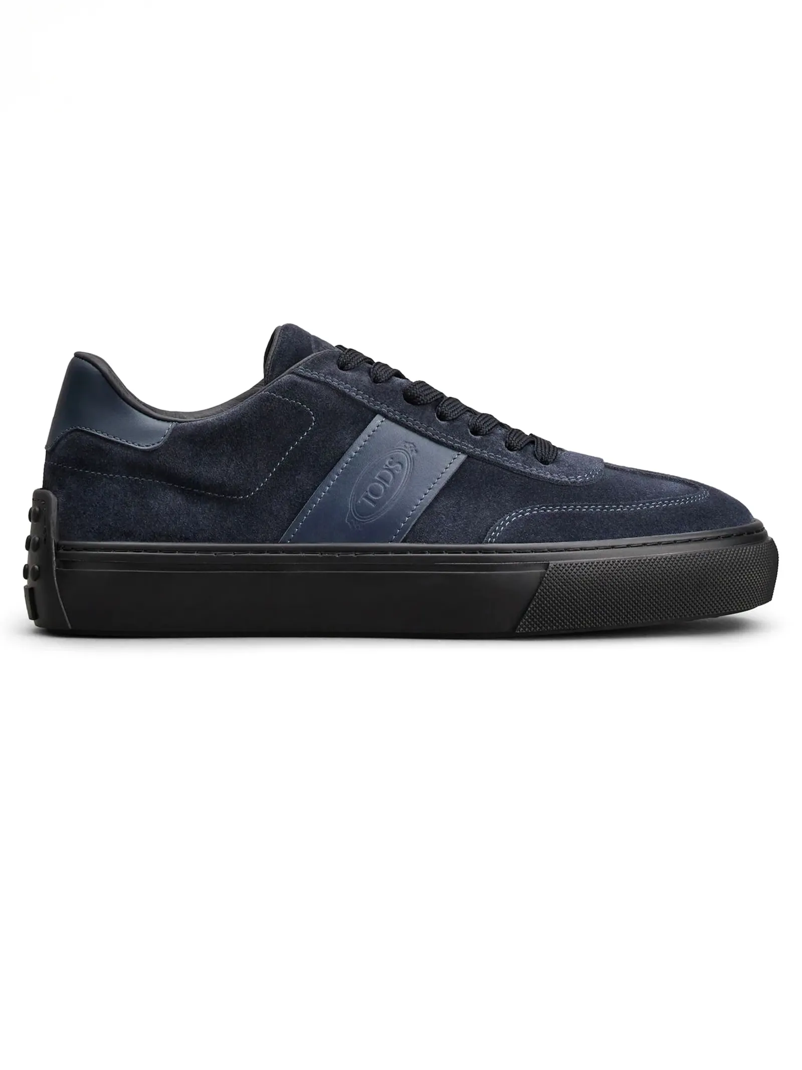 TOD'S Calzature,Sneakers Sneakers in Pelle Scamosciata Blu 