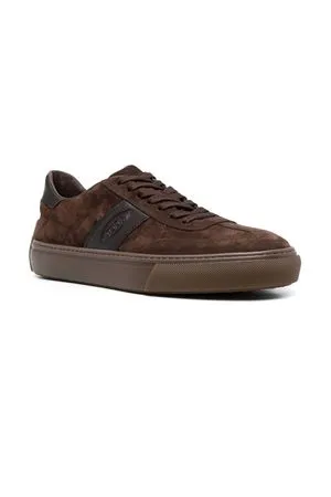 TOD'S Calzature,Sneakers Sneakers in Pelle Scamosciata marrone 