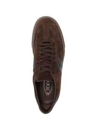 TOD'S Calzature,Sneakers Sneakers in Pelle Scamosciata marrone 