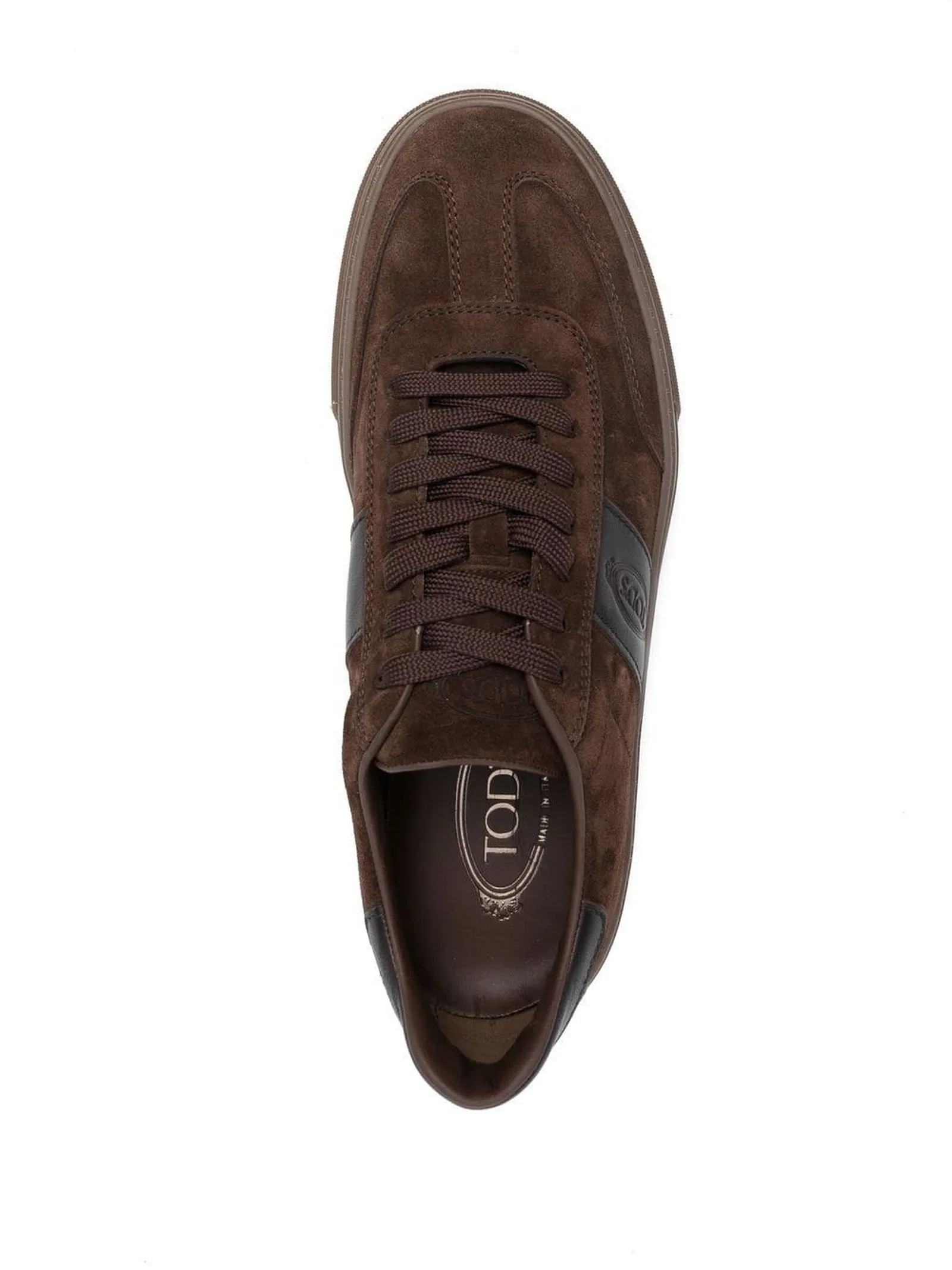 TOD'S Calzature,Sneakers Sneakers in Pelle Scamosciata marrone 