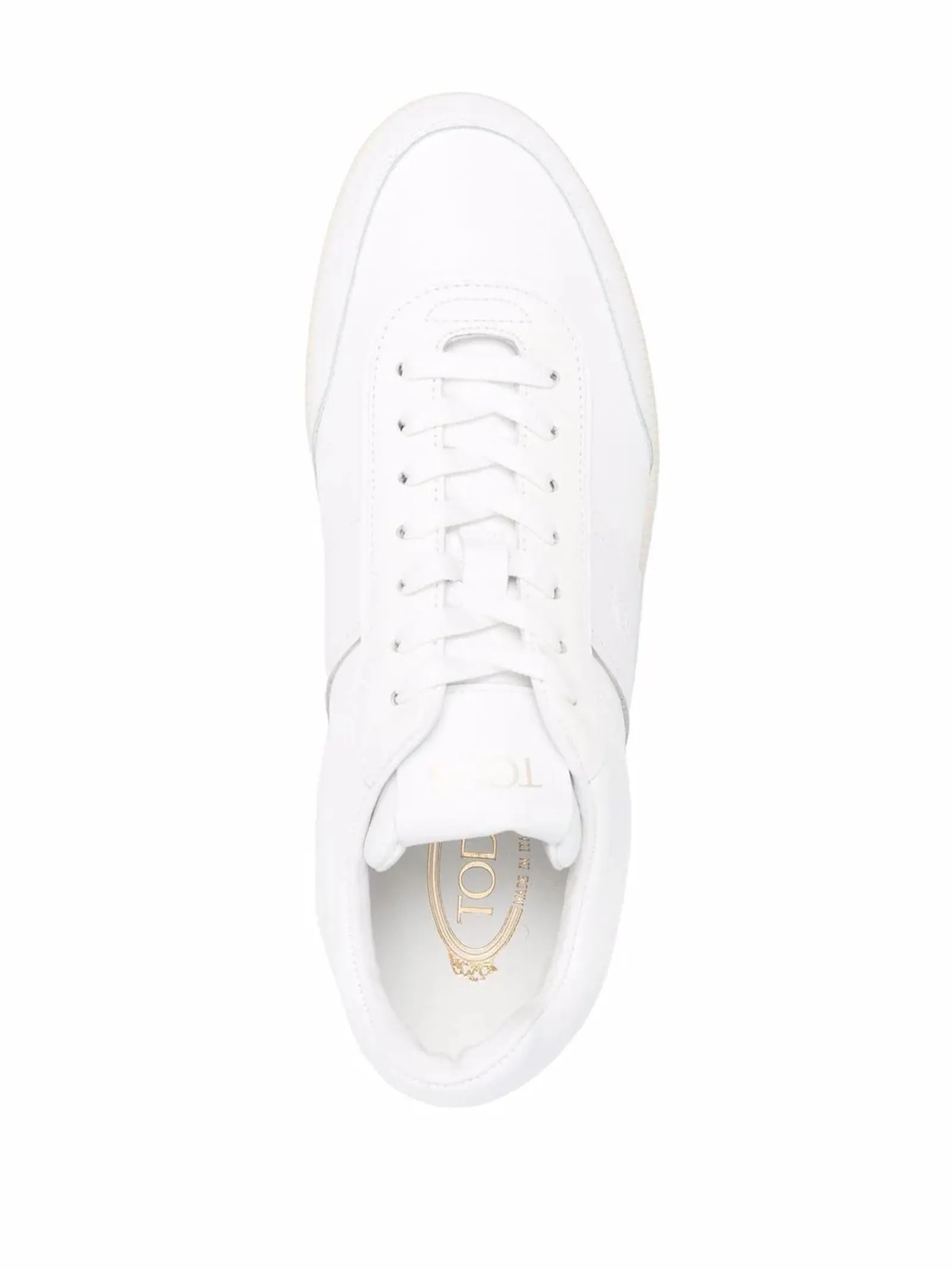 TOD'S Calzature,Sneakers Tabs Sneakers in Pelle Bianca 