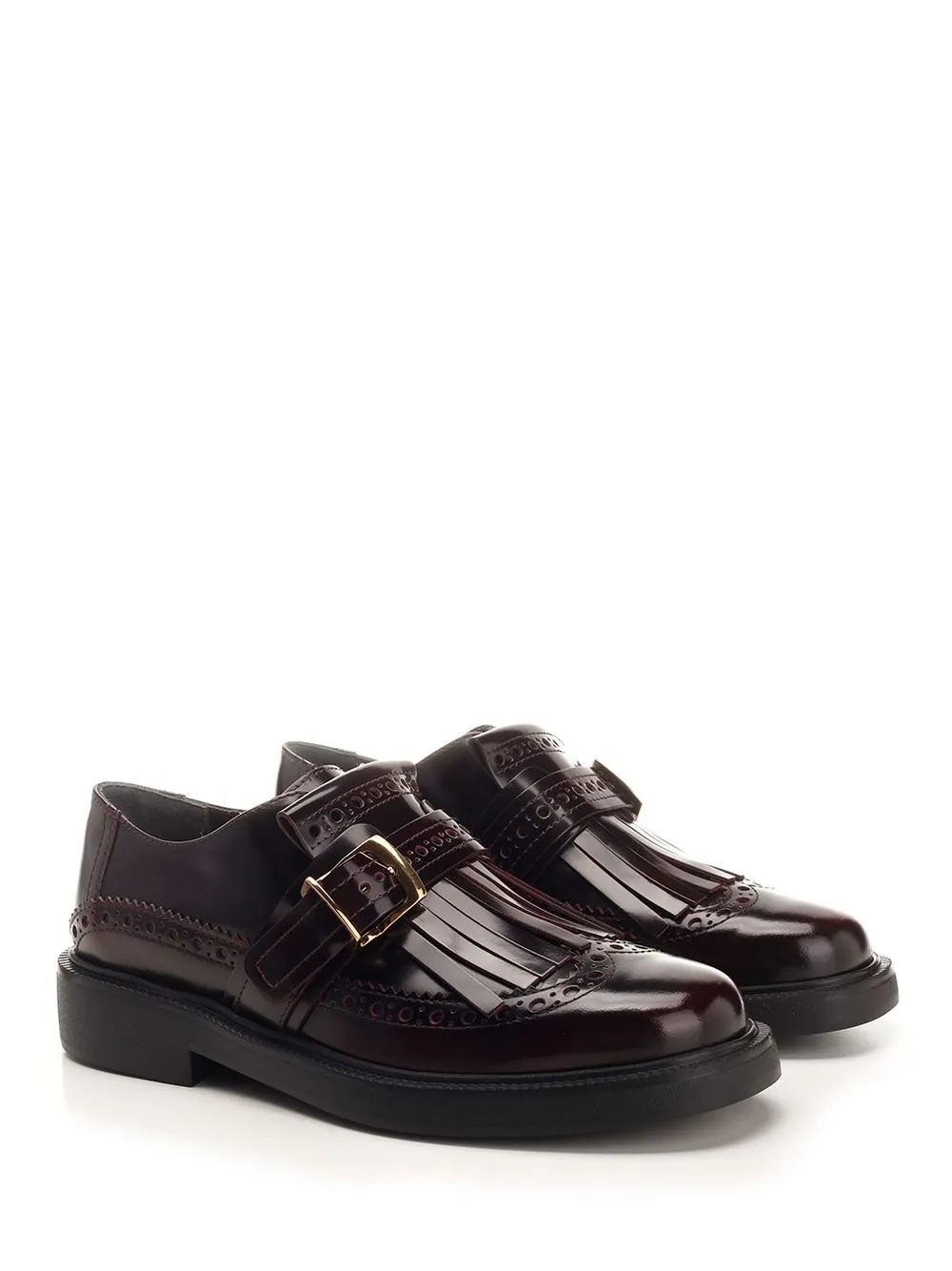   Tod's  Monkstrap pelle spazzolata  