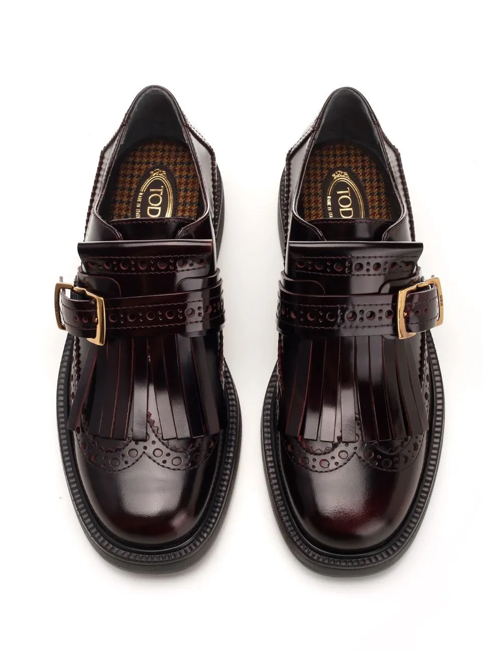   Tod's  Monkstrap pelle spazzolata  