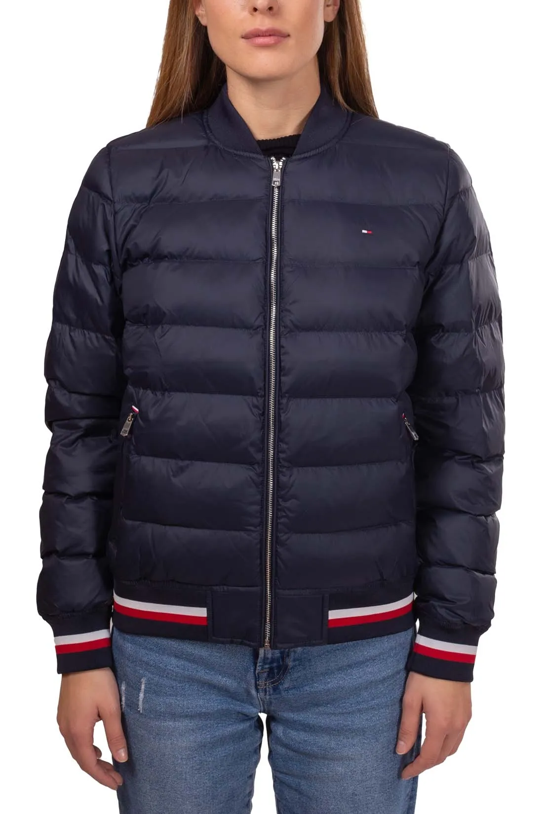 TOMMY HILFIGER Bomber donna imbottito signature