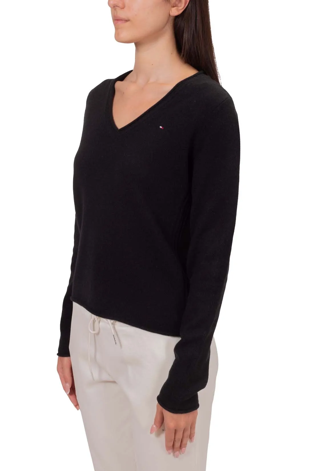 TOMMY HILFIGER Maglia donna regular con scollo a v