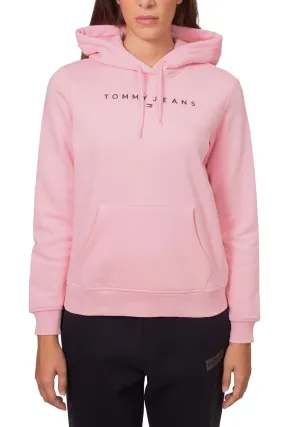 TOMMY JEANS Felpa donna regular con logo lineare