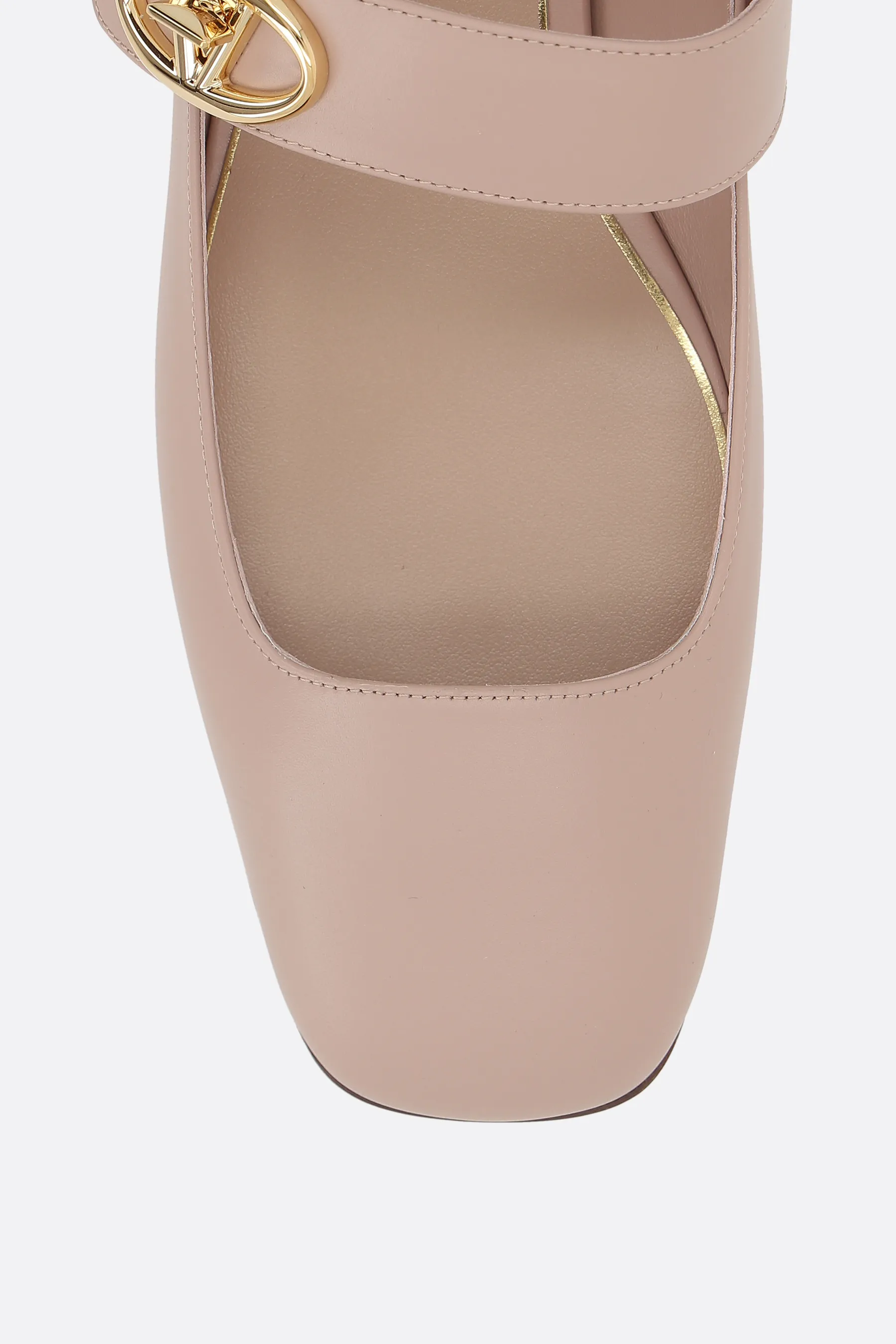  VALENTINO GARAVANI ballerina mary-jane VLogo Locker in pelle liscia 