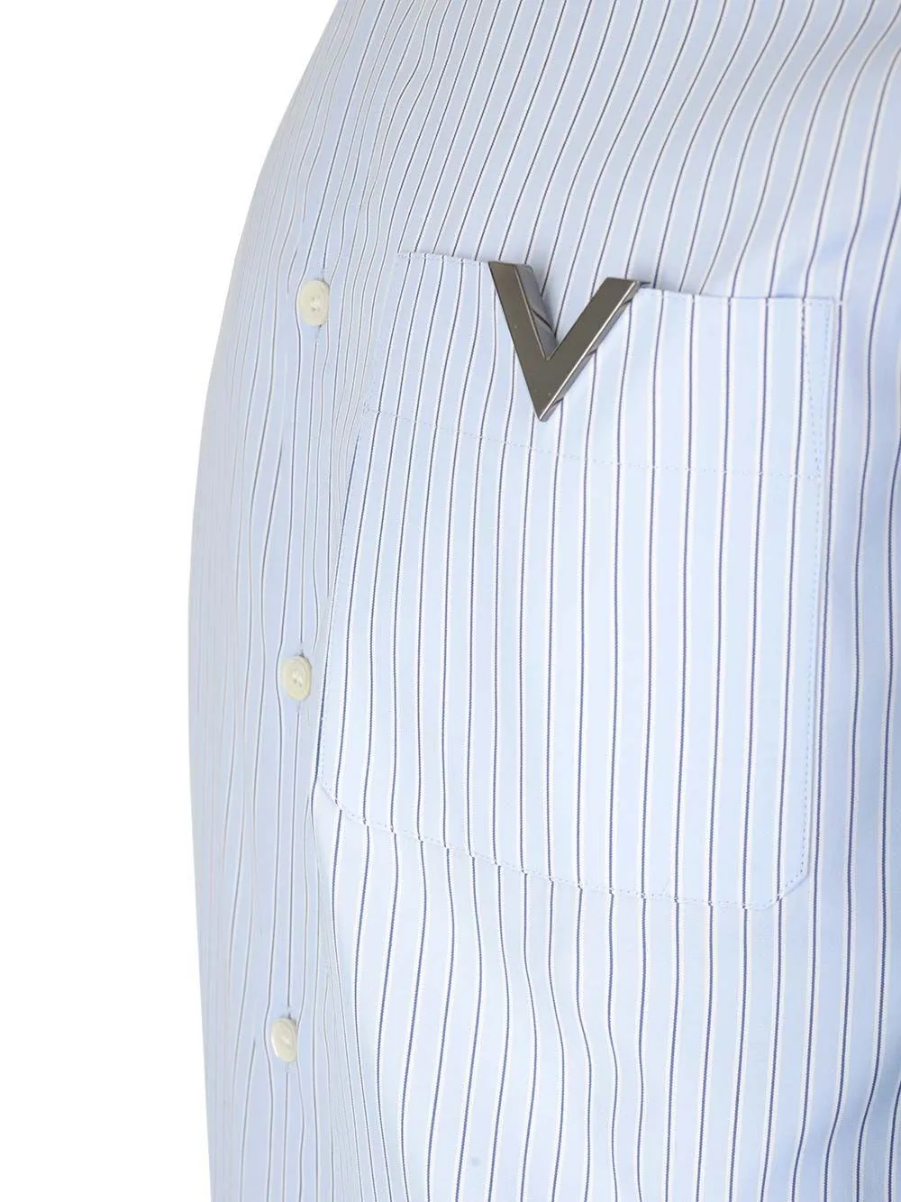   Valentino Garavani  Camicia con V Detail  