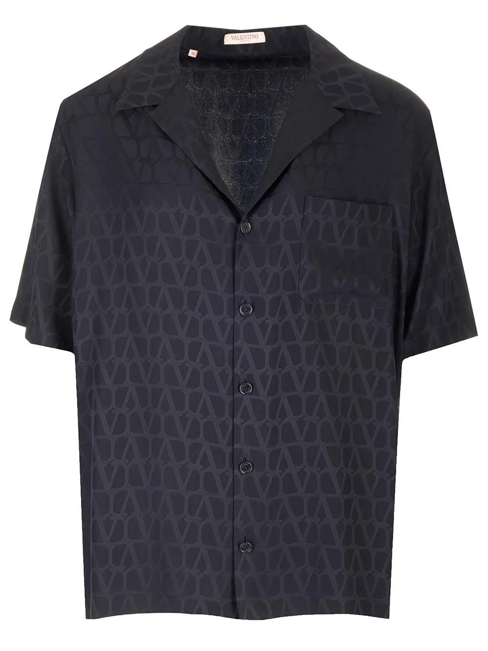   Valentino Garavani  Camicia maniche corte blu  