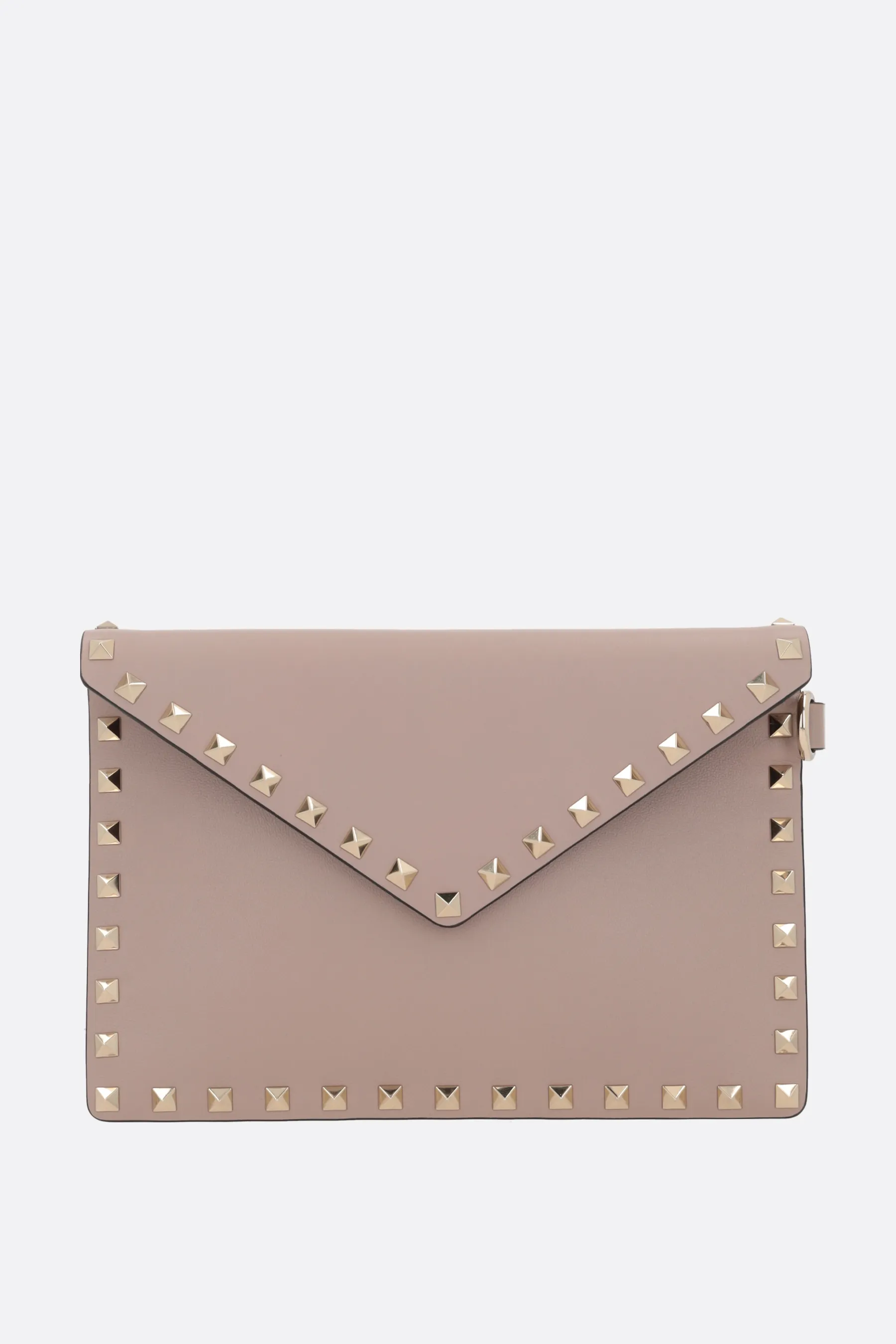  VALENTINO GARAVANI pouch Rockstud in pelle liscia 