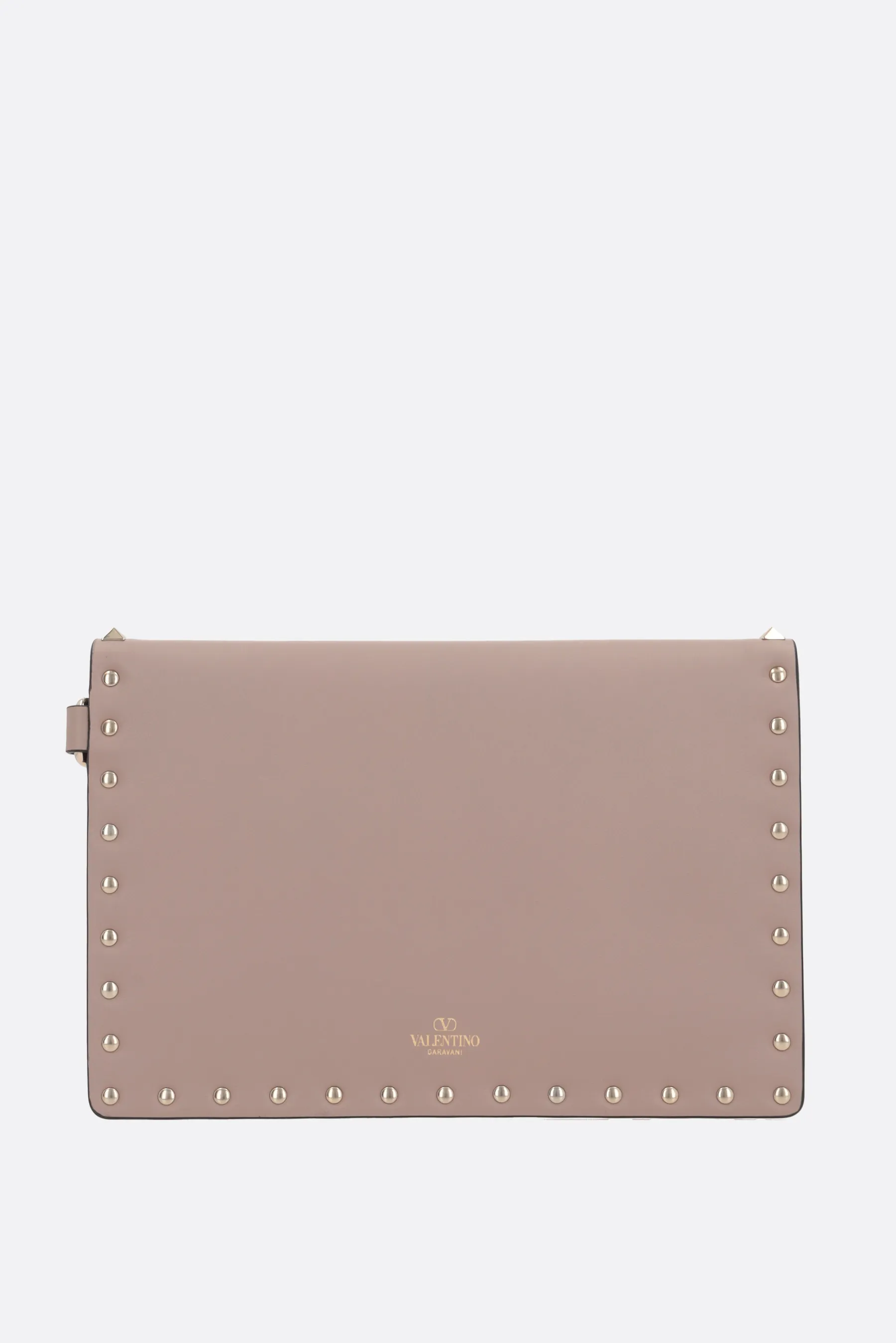  VALENTINO GARAVANI pouch Rockstud in pelle liscia 