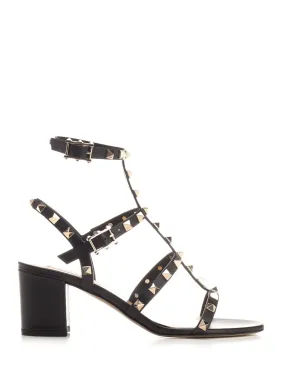   Valentino Garavani  Sandalo Rockstud tacco grosso  