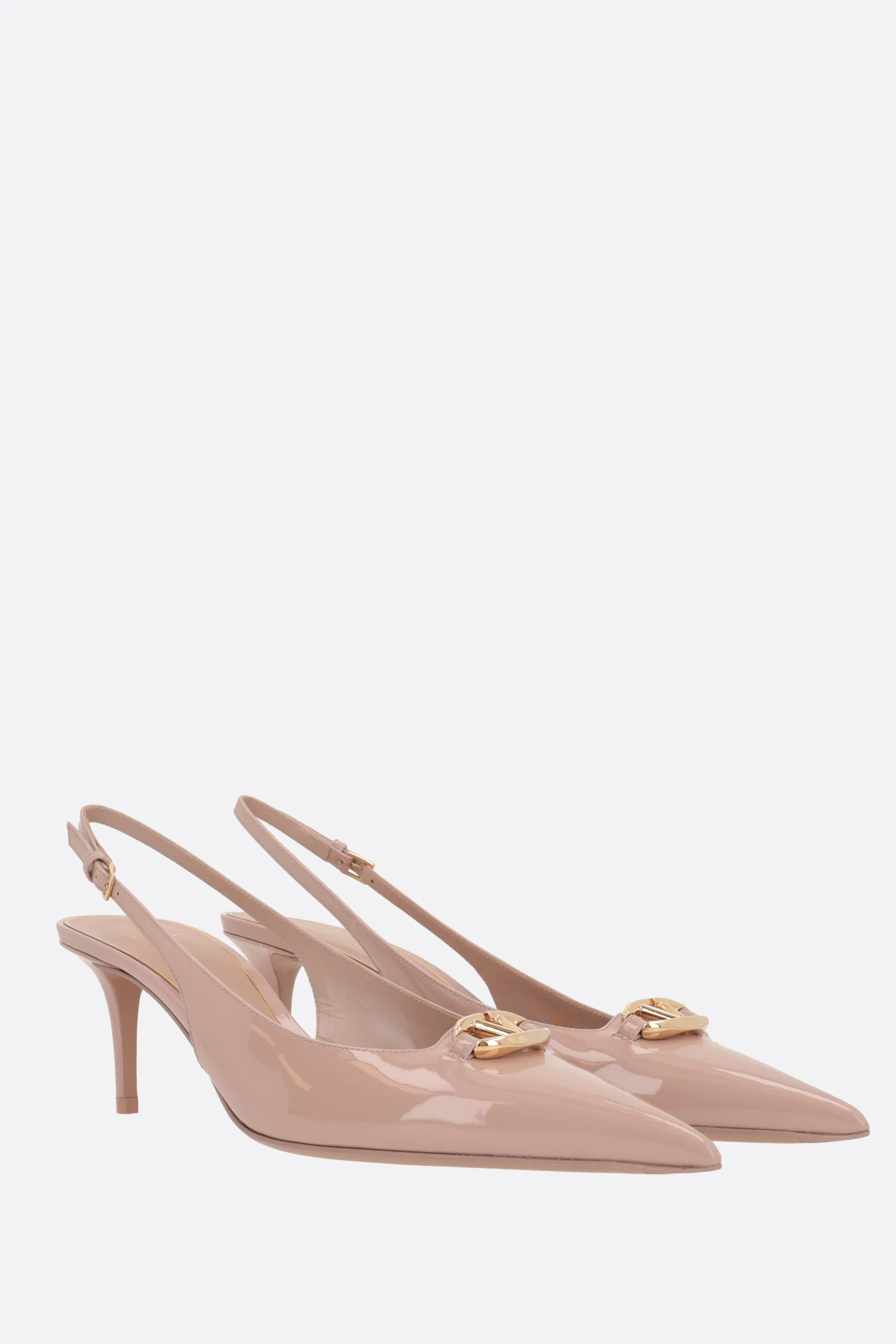  VALENTINO GARAVANI slingback VLogo The Bold Edition in vernice 